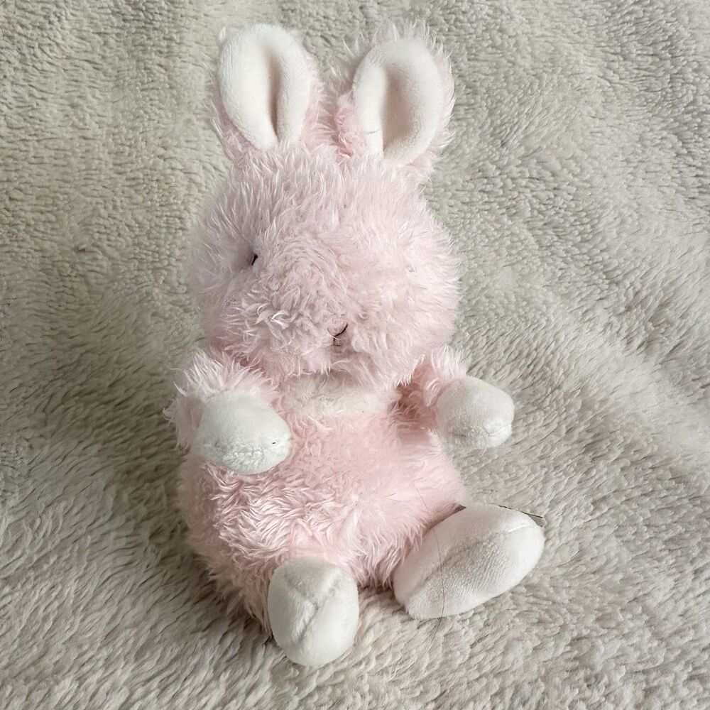 Bunnies By The Bay Pink Whittle Spring Bunny Rabbit 7" Plush Toy Easter